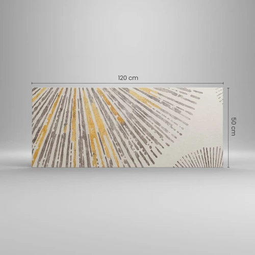 Lærredstryk - Billede på lærred - Skønheden i en rokke - 120x50 cm