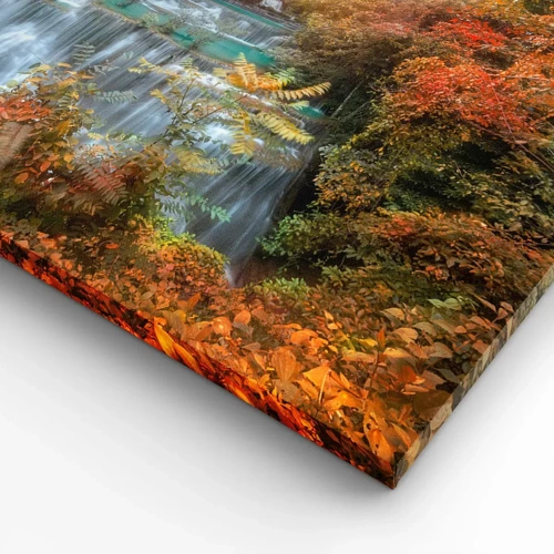 Lærredstryk - Billede på lærred - Skovens skjulte skat - 70x100 cm