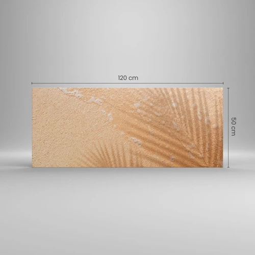 Lærredstryk - Billede på lærred - Skyggen af en varm sommer - 120x50 cm