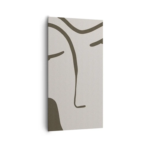 Lærredstryk - Billede på lærred - Som fra et Modigliani-maleri - 65x120 cm