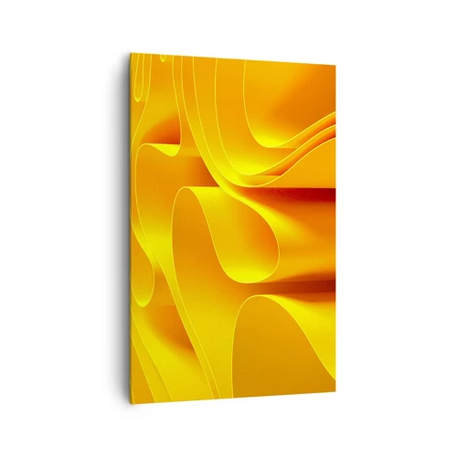 Lærredstryk - Billede på lærred - Som solens bølger - 80x120 cm