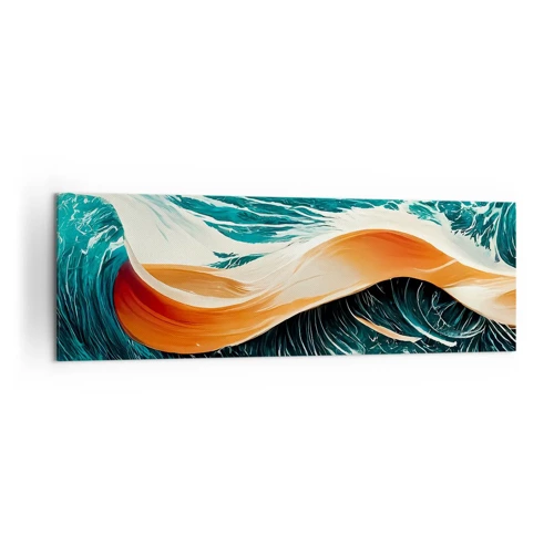 Lærredstryk - Billede på lærred - Surferens drøm - 160x50 cm