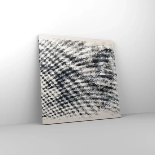 Lærredstryk - Billede på lærred - Tågeagtig sammensætning - 60x60 cm