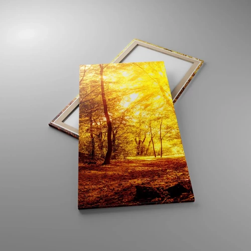 Lærredstryk - Billede på lærred - Til den gyldne lysning - 65x120 cm