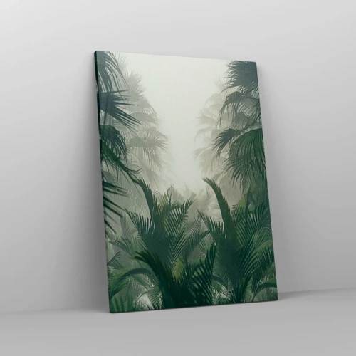 Lærredstryk - Billede på lærred - Tropisk mysterium - 50x70 cm