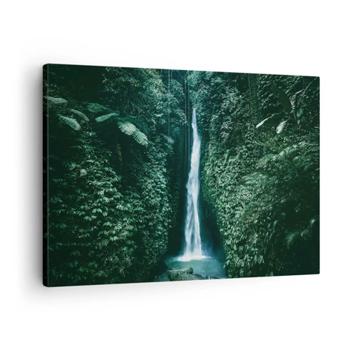 Lærredstryk - Billede på lærred - Tropisk spa - 70x50 cm