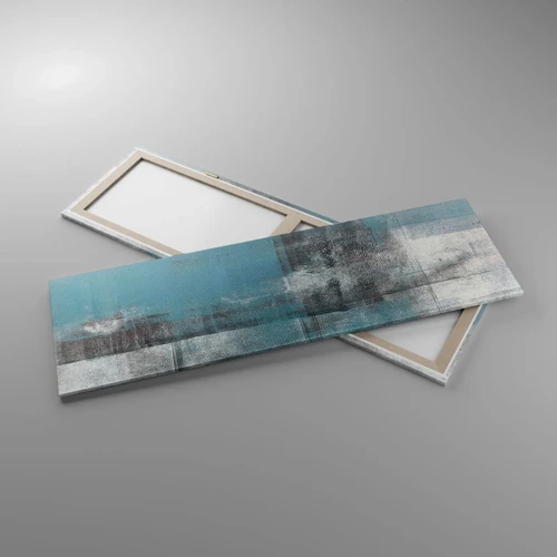 Lærredstryk - Billede på lærred - Vand og luft - 160x50 cm