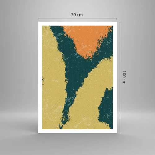 Plakat - Abstraktion - i slowmotion - 70x100 cm