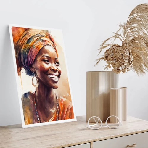 Plakat - Afrikansk dronning - 40x50 cm