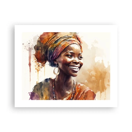 Plakat - Afrikansk dronning - 50x40 cm