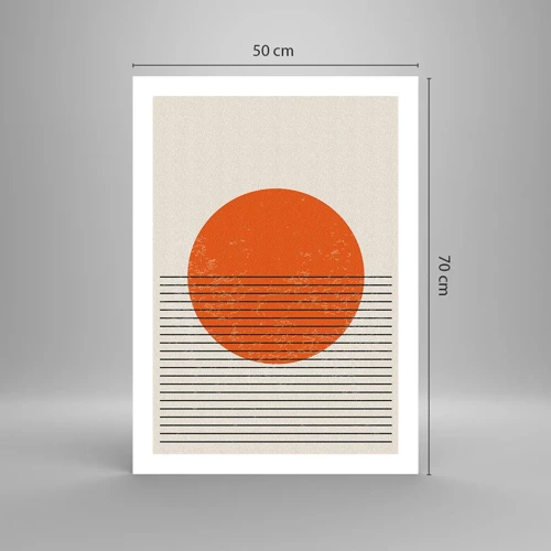 Plakat - Altid solen - 50x70 cm