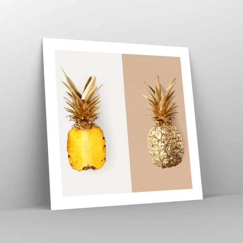 Plakat - Ananas til os - 50x50 cm