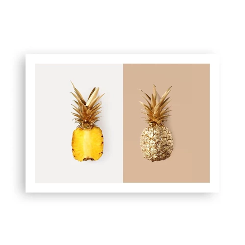 Plakat - Ananas til os - 70x50 cm