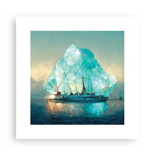 Plakat - Arktisk diamant - 30x30 cm