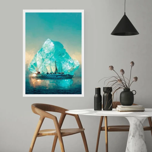 Plakat - Arktisk diamant - 50x70 cm