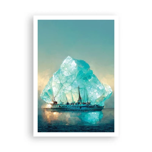 Plakat - Arktisk diamant - 70x100 cm