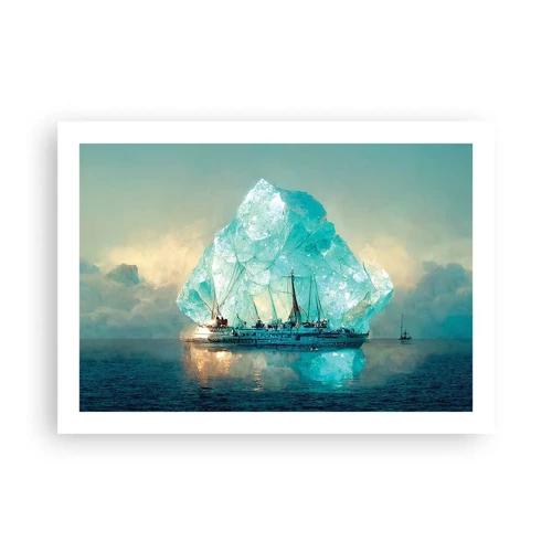 Plakat - Arktisk diamant - 70x50 cm