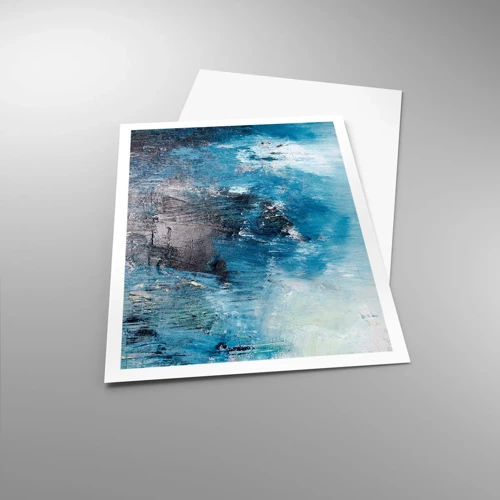 Plakat - Blå rapsodi - 70x100 cm
