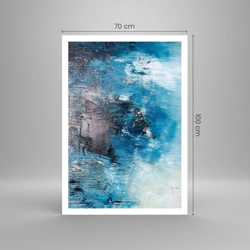 Plakat - Blå rapsodi - 70x100 cm
