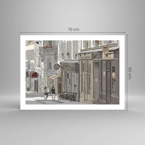 Plakat - Byens glæder - 70x50 cm