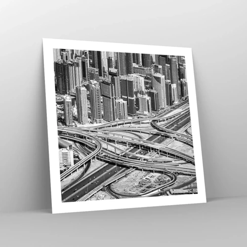 Plakat - Dubai - den umulige by - 60x60 cm