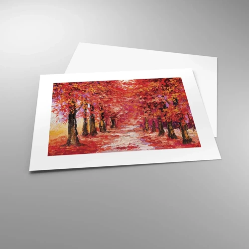 Plakat - Efterårets indtryk - 40x30 cm