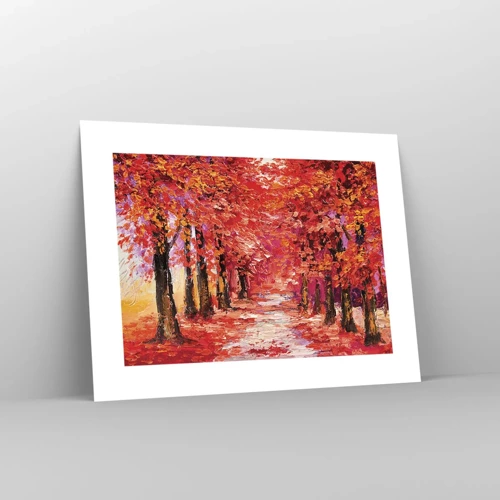 Plakat - Efterårets indtryk - 40x30 cm