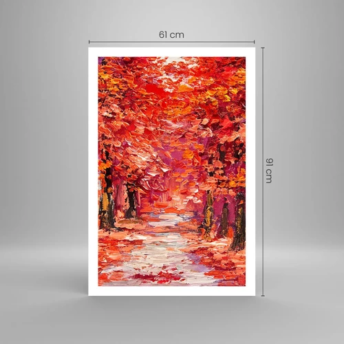 Plakat - Efterårets indtryk - 61x91 cm