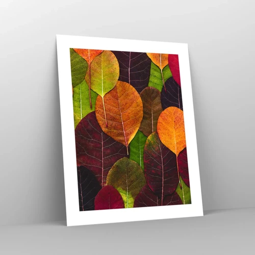 Plakat - Efterårsmosaik - 40x50 cm