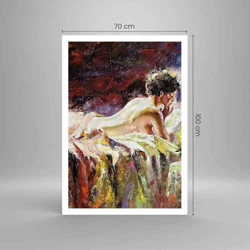 Plakat - Eftertænksom Venus - 70x100 cm