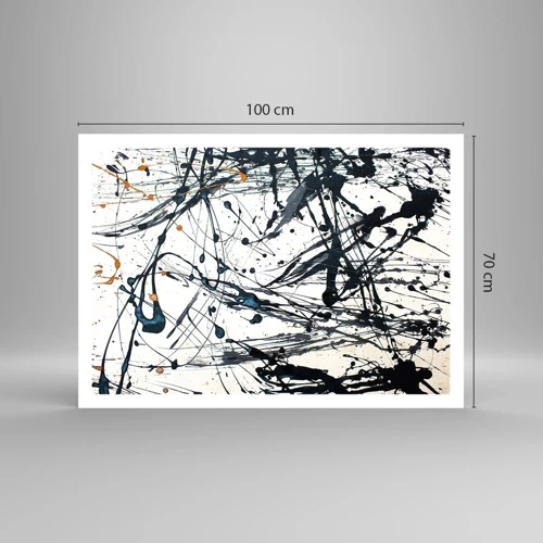 Plakat - Ekspressionistisk abstraktion - 100x70 cm