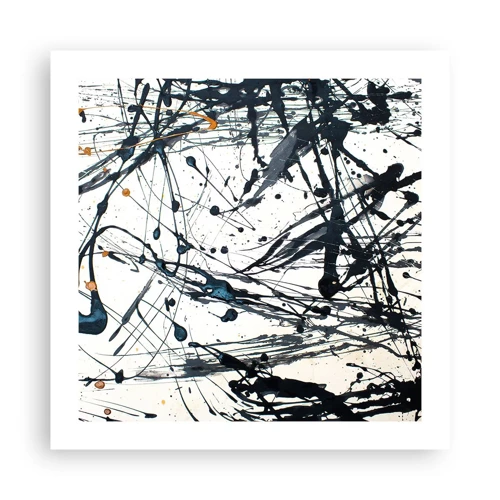 Plakat - Ekspressionistisk abstraktion - 50x50 cm
