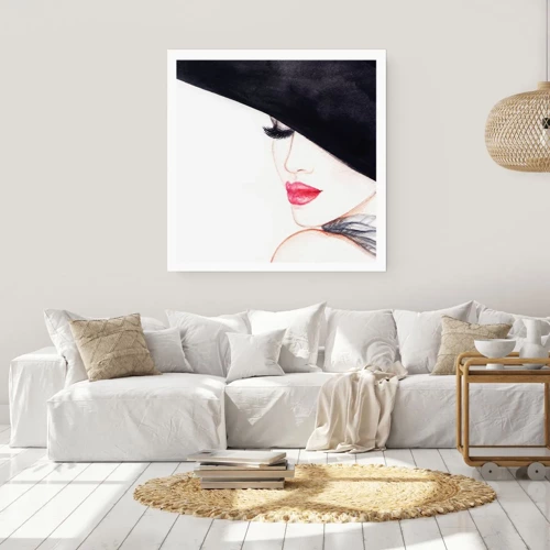 Plakat - Elegance og sensualitet - 40x40 cm