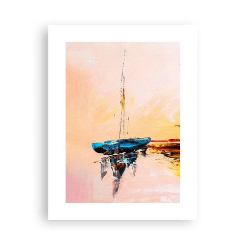 Plakat - En aften i havnen - 30x40 cm