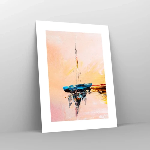 Plakat - En aften i havnen - 30x40 cm