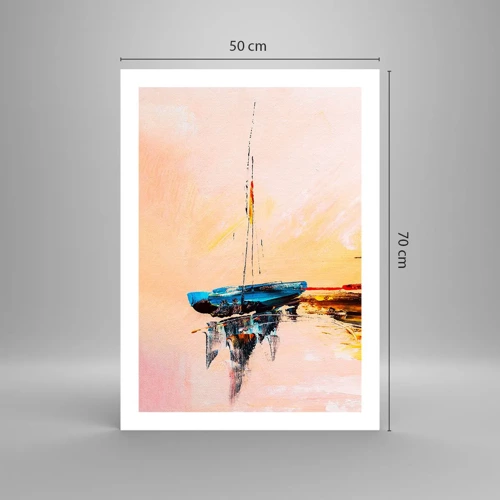 Plakat - En aften i havnen - 50x70 cm