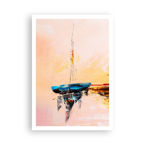 Plakat - En aften i havnen - 70x100 cm