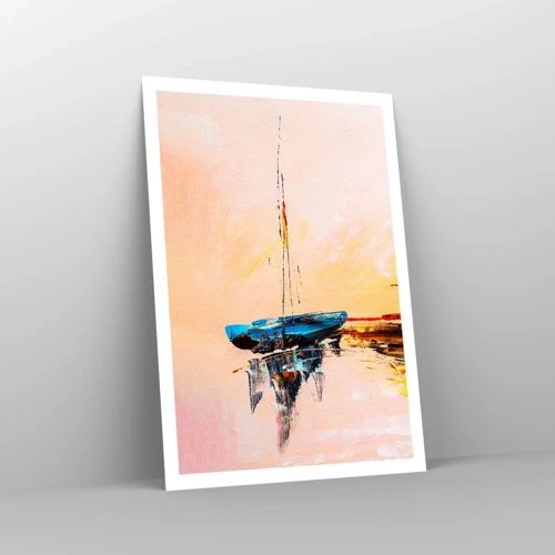 Plakat - En aften i havnen - 70x100 cm