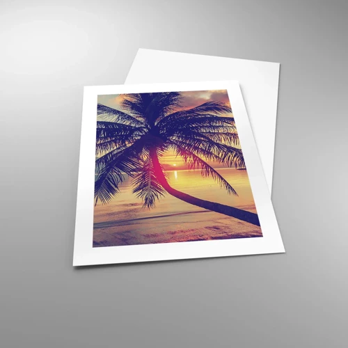 Plakat - En aften under palmerne - 40x50 cm