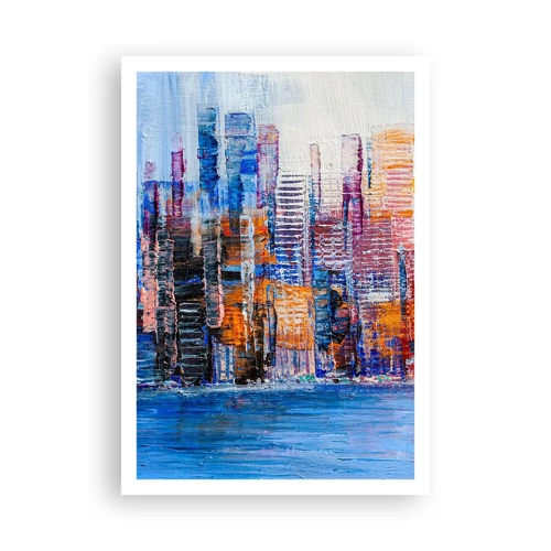 Plakat - En glad metropol - 70x100 cm