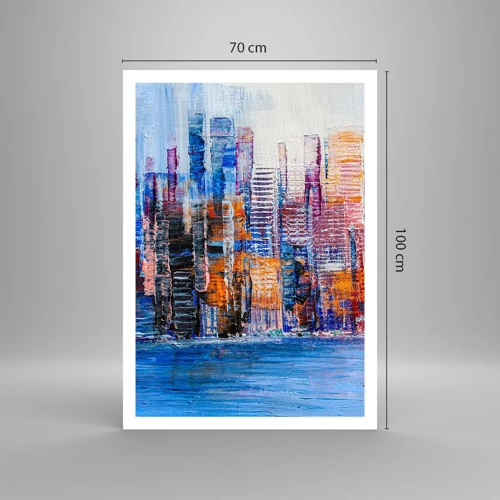 Plakat - En glad metropol - 70x100 cm