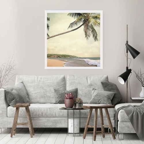 Plakat - En tropisk drøm - 30x30 cm