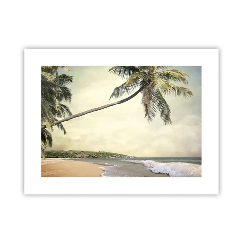 Plakat - En tropisk drøm - 40x30 cm