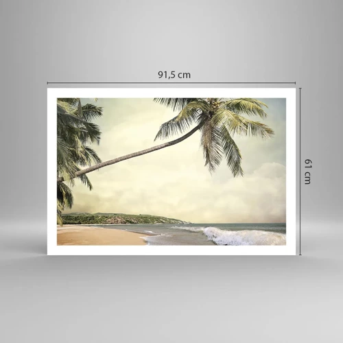 Plakat - En tropisk drøm - 91x61 cm