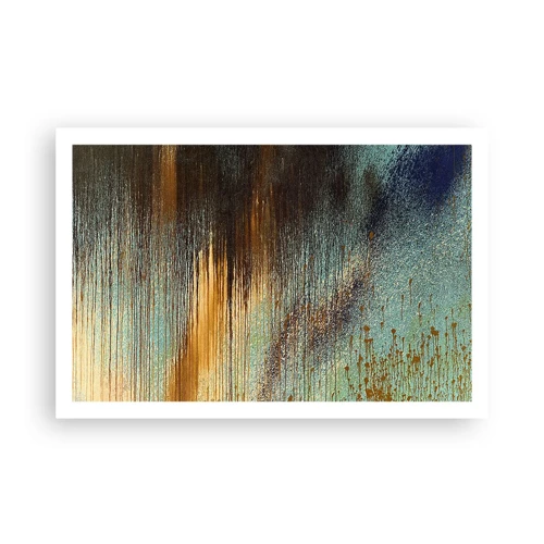 Plakat - En utilsigtet farverig komposition - 91x61 cm