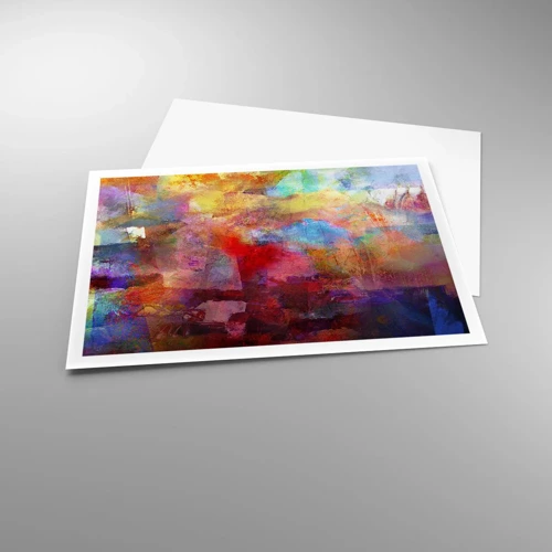 Plakat - Et kig ind i regnbuen - 100x70 cm