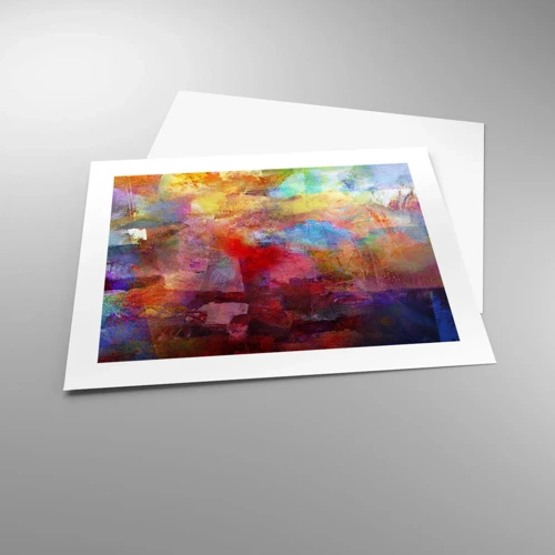 Plakat - Et kig ind i regnbuen - 50x40 cm