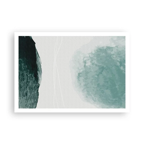 Plakat - Et møde med tåge - 100x70 cm