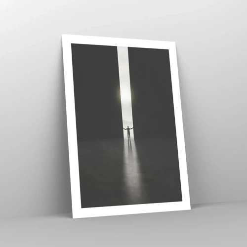 Plakat - Et skridt mod en lys fremtid - 50x70 cm
