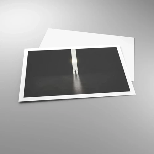 Plakat - Et skridt mod en lys fremtid - 91x61 cm